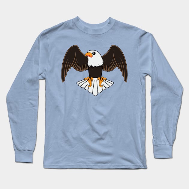 Eagle Long Sleeve T-Shirt by Mstiv